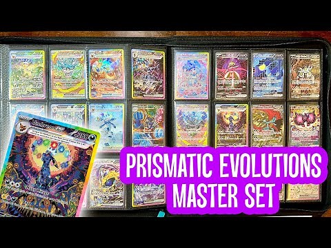 Pokémon Prismatic Evolutions Complete Master Set - 447 Cards + Extras
