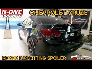 chevrolet cruze repair & refitting spoiler