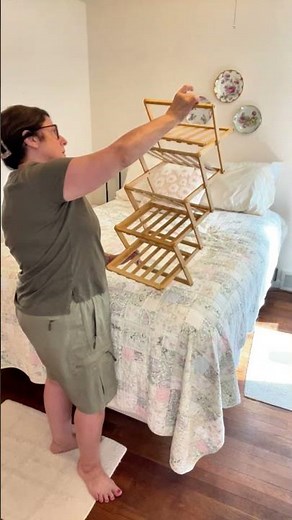 The 10-second shoe rack assembly 🤯 #homehacks #organization #shoerack