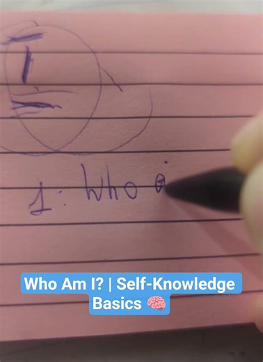 Who Am I? | Self-Knowledge Basics 🧠 #psychology #nlp