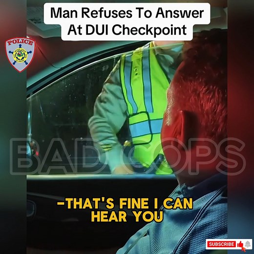 154K views · 2.6K reactions | Man Refuses To Answer At DUI Checkpoint | Jimmi | Facebook
