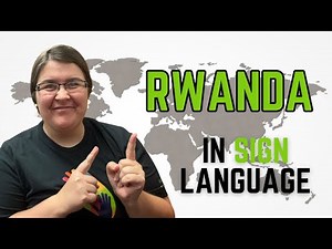 How to sign Rwanda in Rwandan Sign Language 🇷🇼