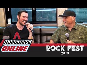 Breaking Benjamin - Lou Brutus talks with Ben Burnley at Rock Fest 2019 | HardDrive Online