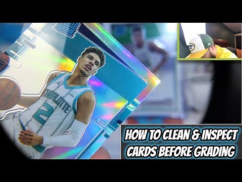 How to Clean & Inspect Cards Before Grading! | FULL GUIDE!