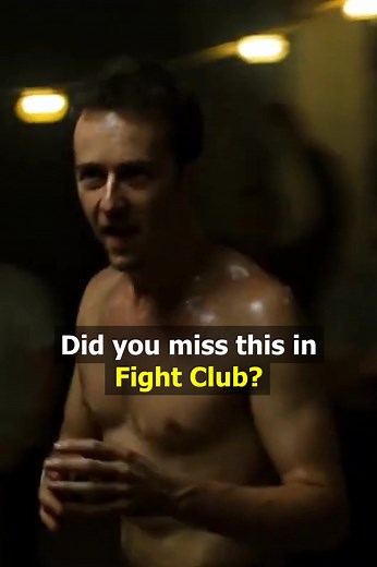 Did you miss this in Fight Club ? #fightclub #fight #rule #rules #edwardnorton #fat #suit #actor #movie #detail #tiktok #meatloaf #boxing #shirt