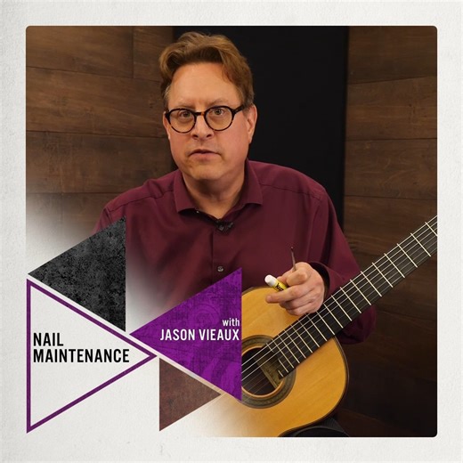 🎶 Heads up, classical guitarists! 🎶 The fingernails on your picking hand play a huge role in defining your tone on the instrument. Dive into this quick lesson from Grammy-winning guitarist and ArtistWorks classical instructor, Jason Vieaux, for some tips on nail maintenance and tricks to "augment" your fingers when needed. Click here for more FREE guitar lessons from Jason: ⁣⁣https://hubs.la/Q02srSgG0 #artistworks #jasonvieaux #classicalguitar #guitarlessons #musiclessons | ArtistWorks