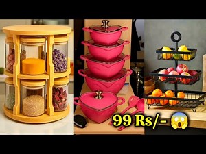 आंखे बंद करके भी खरीद सकते हैं ये 50 Items🔥🤯 Meesho 50 Kitchen items 😋 #kitchen #amazon #flipkart