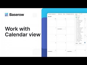How to create a Calendar View in Baserow