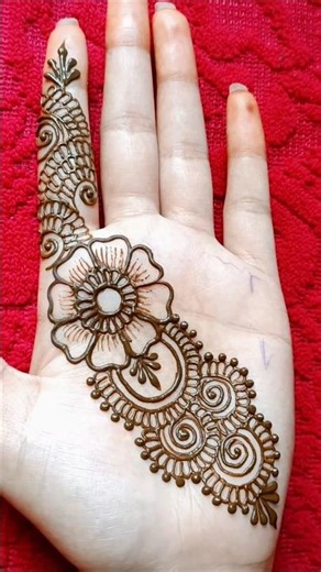 beautiful front hand mehndi design #mehndi #mehndidesign #hennadesign #latestdesign #shorts