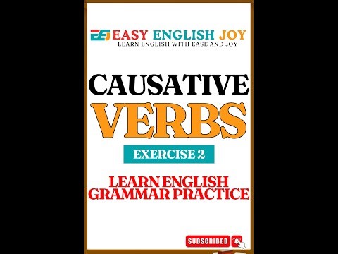 Causative Verbs Exercise 2 | Learn English Grammar Practice (Vertical)