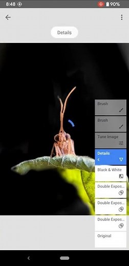 Photo stacking in mobile/ snapseed