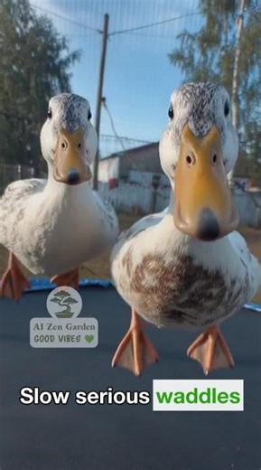 Up-Close & Unfiltered: Two Pet Ducks Discover a Trampoline — Cute Duck Vlog