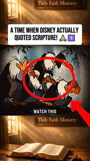 Disney once quoted the Bible in children’s stories 🙏 #jesuschrist #disney #bible #fypシ | Daily Faith