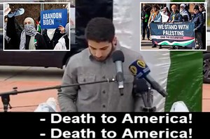 Anti-Israel protesters chant ‘Death to America’ and ‘Death to Israel’ at rally in Michigan