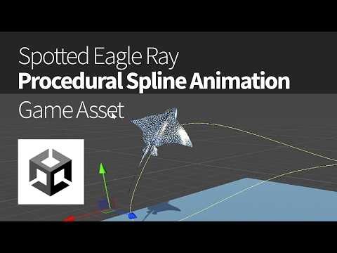 Spotted Eagle Ray – Procedural Swimming Animation