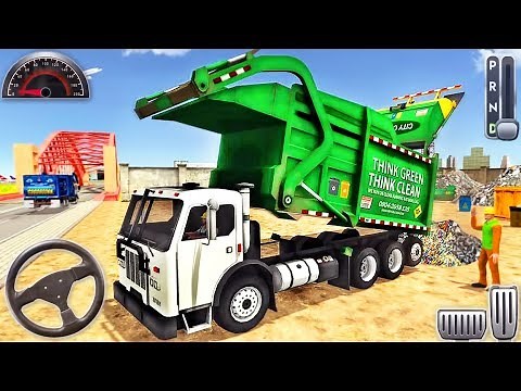 Trash Dump Truck Driver - Garbage Truck Simulator 2020 - Android GamePlay