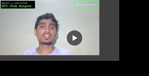 AI Bird Popper: Hand Tracking in Computer Vision | Vivek Dangwal posted on the topic | LinkedIn