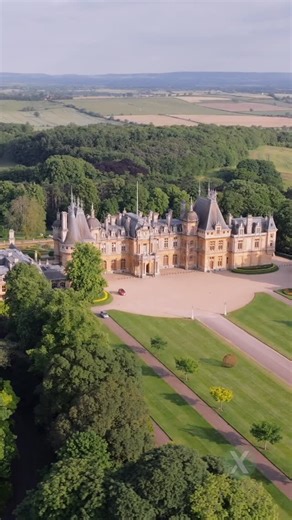 XploreHeritage on Instagram: "This wasn’t just a country house — it was Victorian Britain’s ultimate party venue. 📍 Waddesdon Manor, Buckinghamshire, England. This looks more like a French château than an English country house — and that was deliberate. Built in the 1870s for Baron Ferdinand de Rothschild, Waddesdon Manor was designed to impress, not to conform. It was a place for grand weekends, lavish entertaining, and elite society — as much a party house as a home. Its towers, symmetry, and