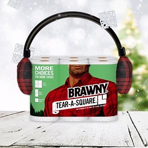 What do Brawny® Tear-A-Square® quarter sheets and snowflakes have in common? They’re both one-of-a-kind! | Brawny Towels