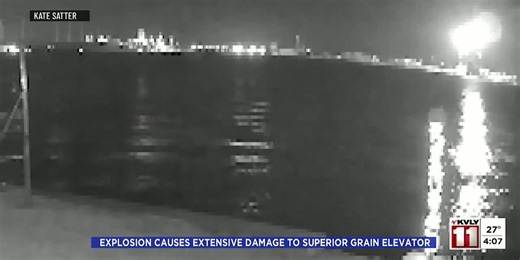 Explosion Causes Extensive Damage To Superior Grain Elevator