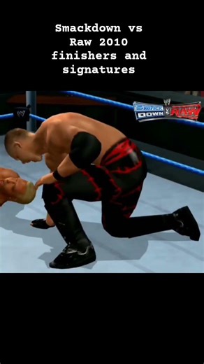 Smackdown vs Raw 2010 signatures and finishers
