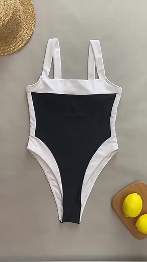 JSN Sexy Bandeau Swimwear Women Vintage Retro Bathing Suit Solid Monokini Swimming Suit Female One Piece Swimsuit 2024