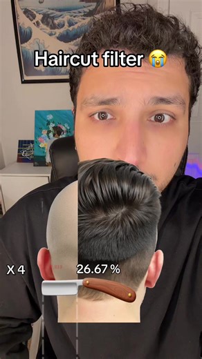 Haircut filter is so hard 😭 #haircut #filter #game #filterchallenge | haircut filter