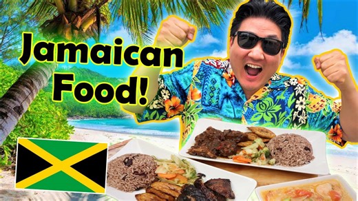 Trying Jamaican food for the first time (Jamaican oxtail to festival bread!)