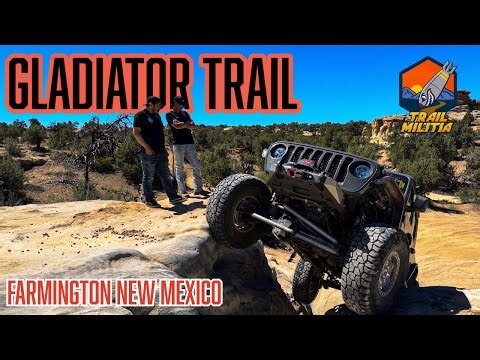 I almost lost the Gladiator on “ Gladiator Trail” New Mexico