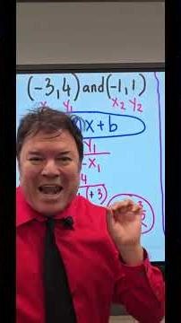 Math Hack: From Two Points to y = mx + b Instantly!💥