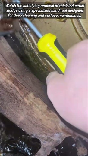 Restoring Metal Surfaces By Removing Deep Layers Of Sludge