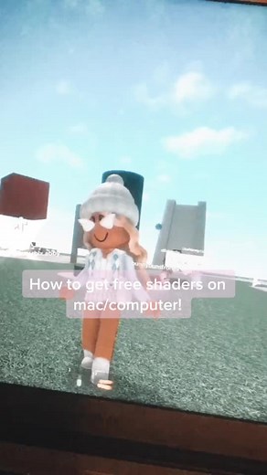 How to get free shaders on mac/computer!💗🌸 || #fyp #foru #foryoupage #ragdollengine #shaders #graphics #roblox #rblx #viral #firstvideo