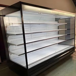 [Hot Item] Supermarket Commercial Fruit Open Upright Display Showcase Cooler Chiller Fridge Refrigerator for Vegetable