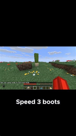 This trick gives you a permanent speed boost in minecraft! #minecraft #bug #cool