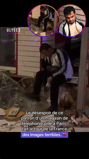 💔 Il est assis au milieu des débris, la tête entre les mains. Autour de lui, sa boutique de téléphonie a été vidée et ses vitrines brisées. Samedi 17 octobre, en marge des manifestations contre la vie chère, des pilleurs ont visé des commerces dans toute la France. À Paris, République, Strasbourg-Saint-Denis et les Capucines ont été touchés. Lyon, Marseille, Bordeaux et Nice. Des commerçants ont tout perdu en quelques minutes. Pour eux, le plus dur commence maintenant : réparer, rouvrir et affr