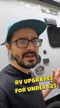 $25 Camper UPGRADES and Mods. #shorts #rvlife