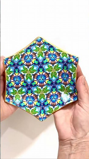 Polymer clay trinket bowl, no paint, all clay 😊 #polymerclay #tutorial