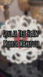 Another item I've had in my stash for YEARS that a finally crafted with! ( But I have 4 more 🤣). Wait til you see how CUTE it is now! @topfans #hearts #dollartreediy #valentinesdecor #craftideas | Manda Panda Projects