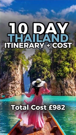 10 Days in Thailand 🇹🇭 Itinerary + Budget Breakdown | Only $982!
