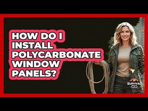 How Do I Install Polycarbonate Window Panels?