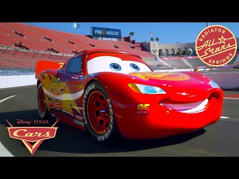 Lightning McQueen Obstacle Course | Activities for Kids | Pixar Cars Radiator Spring All Stars