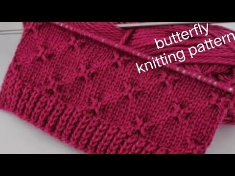 Beautiful butterfly knitting pattern for sweater/ cardigan #आसान और सुंदर स्वेटर डिजाइन #knitting