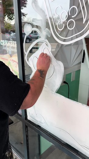 🎨 Start-to-Finish Window Painting at Ryms! 🎄✨ We had an awesome time bringing some festive cheer to @rymryms ba City, CA! This video shows the entire process from start to finish — from laying down the base colors, building up the details, adding highlights and shadows, and finally outlining everything to make the artwork pop. It’s always so fun watching a window transform into a bright, holiday-ready display. Huge thanks to Ryms for having us! ❄️❤️ #windowpainting #howtopaint #christmasdecor