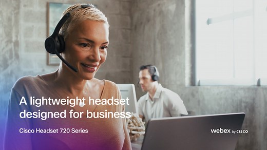 Cisco Headset 720 Series  - Cisco Video Portal