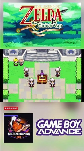 The legend of zelda the minish cap GBA emulator gameplay
