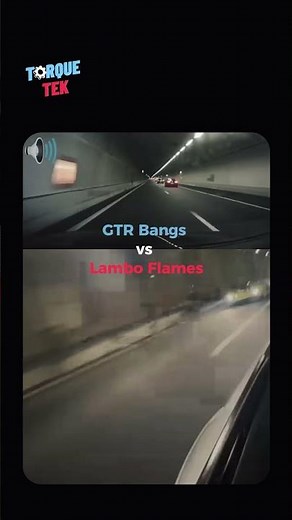 GTR Bangs vs Lambo Flames