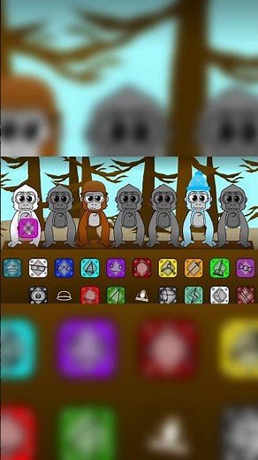 New mod Incredibox Sprunki gorilla tag banana normal VS horror scary #incredibox #sprunki