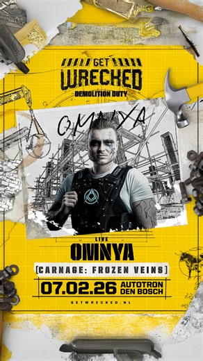 💀G̶E̶T̶ ̶W̶R̶E̶C̶K̶E̶D̶💀 on Instagram: "❄️ 𝐖𝐈𝐓𝐍𝐄𝐒𝐒 𝐓𝐇𝐈𝐒 𝐒𝐂𝐎𝐎𝐏 𝐅𝐈𝐑𝐒𝐓 𝐀𝐓 𝐆𝐄𝐓 𝐖𝐑𝐄𝐂𝐊𝐄𝐃 ❄️ 𝗢𝗠𝗡𝗬𝗔 kicks off 2026 with an insane bang. Welcome his brand-new liveact: 𝗖𝗔𝗥𝗡𝗔𝗚𝗘: 𝗙𝗥𝗢𝗭𝗘𝗡 𝗩𝗘𝗜𝗡𝗦 a whole new dimension added to the carnage legacy. 🩸⚒️ You’ll be the very first to witness this brutal liveact. To make sure you’re hyped enough, we’re already dropping some previews… 👀 So… who’s joining the work forces on 𝗙𝗲𝗯𝗿𝘂𝗮𝗿𝘆 𝟳𝘁𝗵? 👷‍♂️🐂"