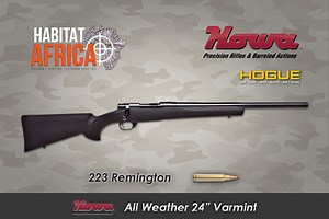 Howa Varmint 24 inch 223 Remington Blued All Weather Black Synthetic