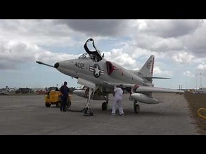 Dave Dollarhide's last ride in our A-4C
